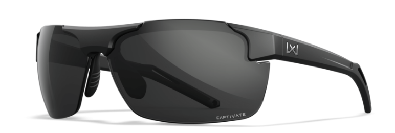 Matte Black CAPTIVATE™ Grey Non Polarized 1